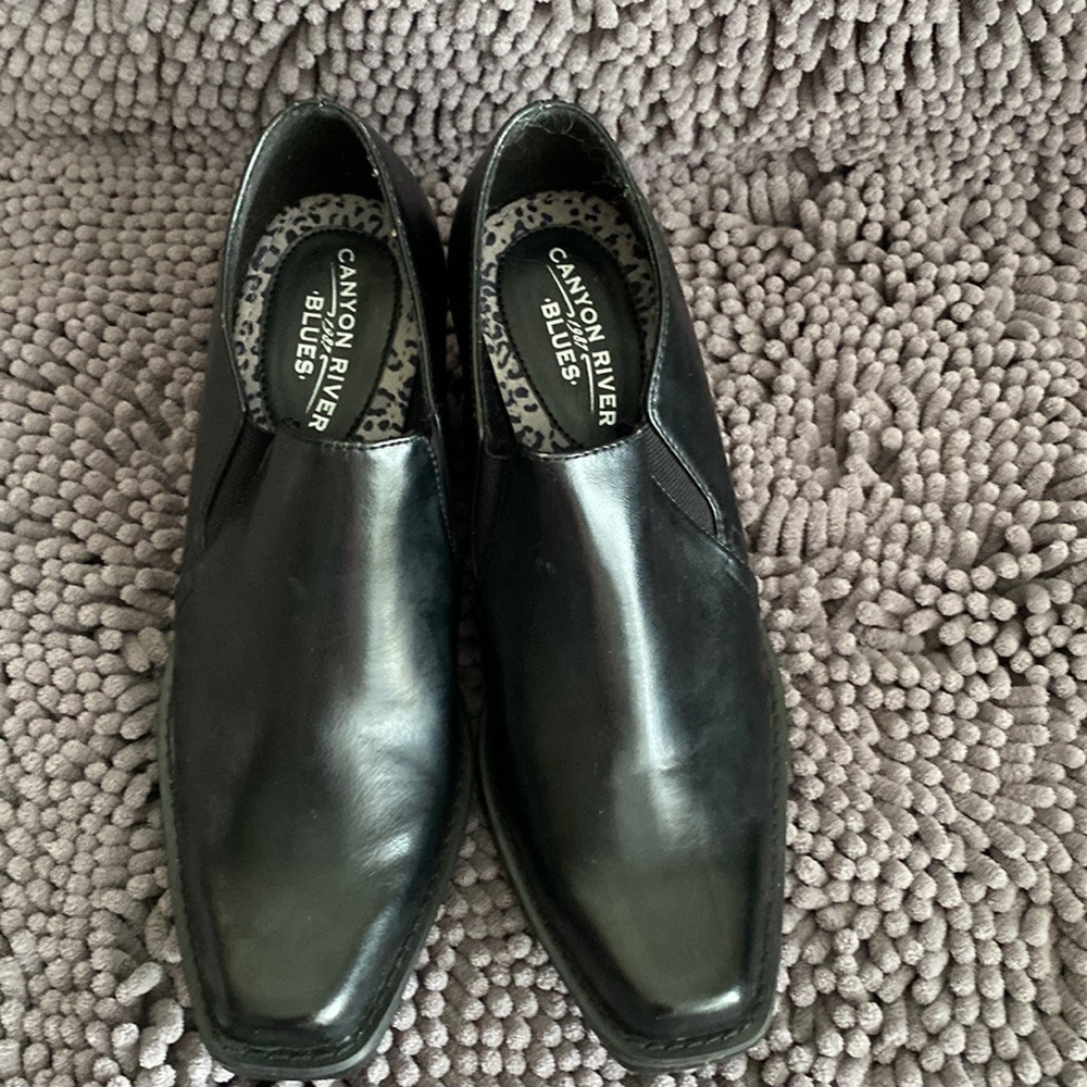 Canyon River 1887 Blues black short boots size 8 1/2